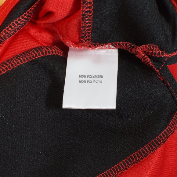 Crooks & Castles S Men's Hockey Jersey Red Black  Polyester - Picture 4 of 5